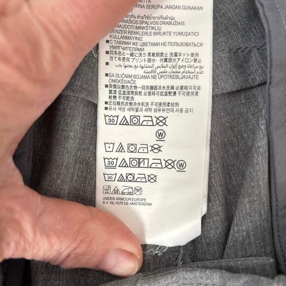 Under Armour Gray Loose Golf Pants Mens Size 34”x30” - Picture 10 of 10